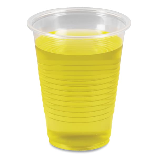 Boardwalk Plastic Cold Cups, 7 Oz, Clear, Sleeve Of 100 Cups, Carton Of 25 Sleeves