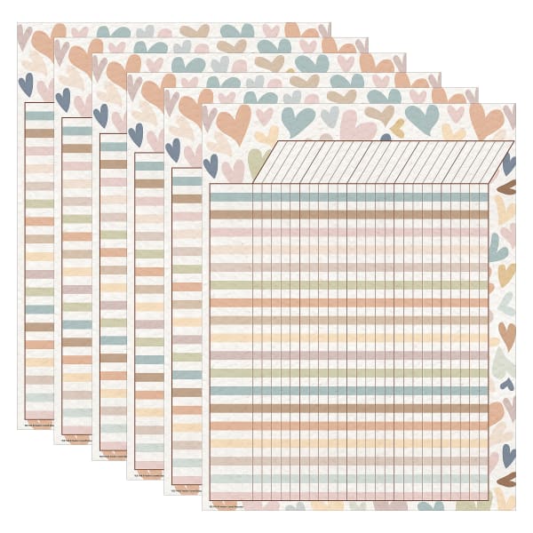 Teacher Created Resources Incentive Chart, Everyone is Welcome, Pack Of 6