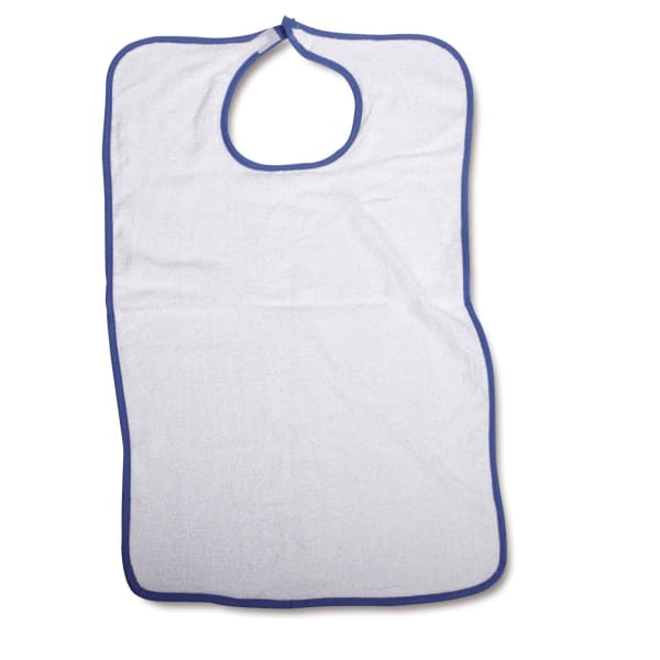Medline Clothing Protectors, 21in x 33in, White, Pack Of 12