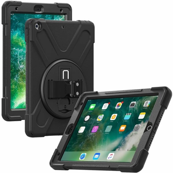 CODi Rugged Carrying Carrying Case for 9.7in Apple iPad (6th Generation), iPad (5th Generation) Tablet - Hand Strap, Shoulder Strap