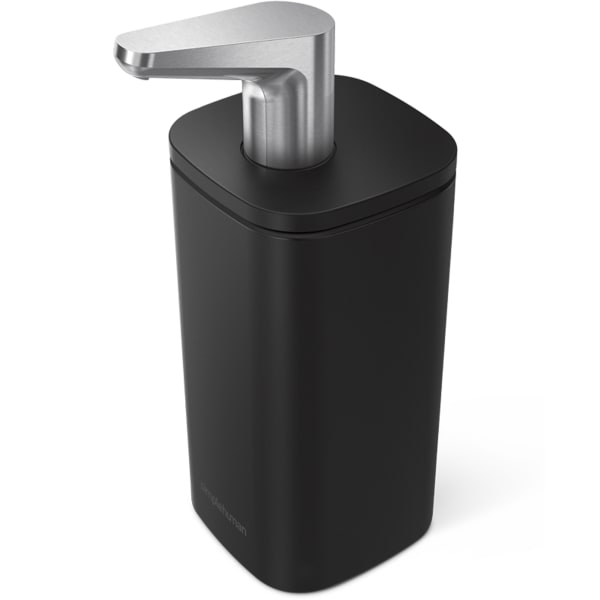 simplehuman Liquid Soap And Hand Sanitizer Pulse Pump, 10 Oz, Matte Black