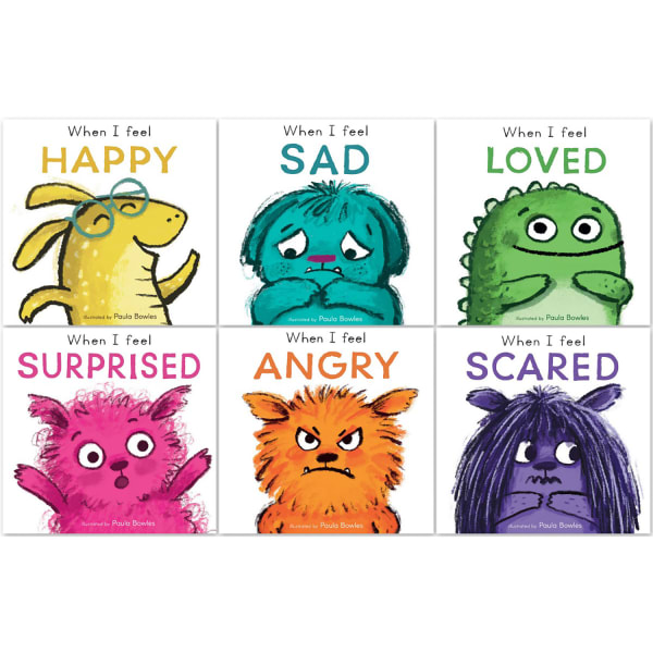 Childs Play Books First Feelings Board Book Set, Set Of 6 Books