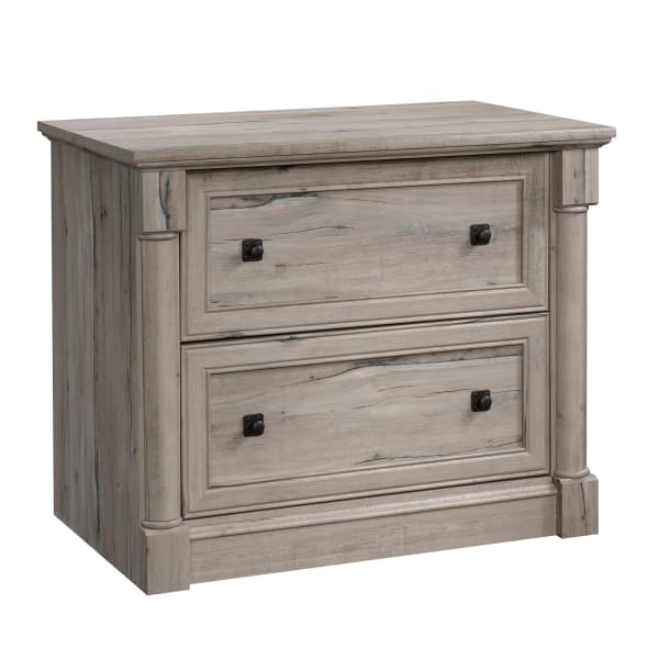 Sauder Palladia 36-3/4inW x 22inD Lateral 2-Drawer File Cabinet, Split Oak