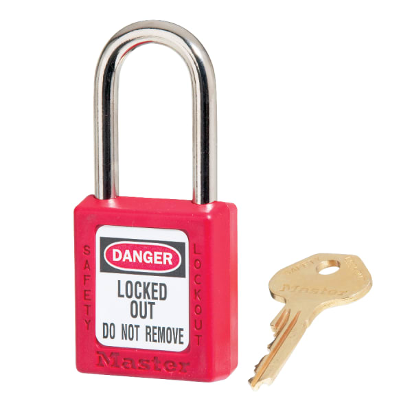 Master Lock Red Safety Padlock