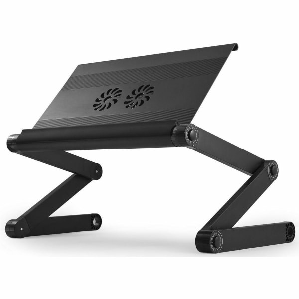 WorkEZ Executive Ergonomic Aluminum Lap Desk, Black