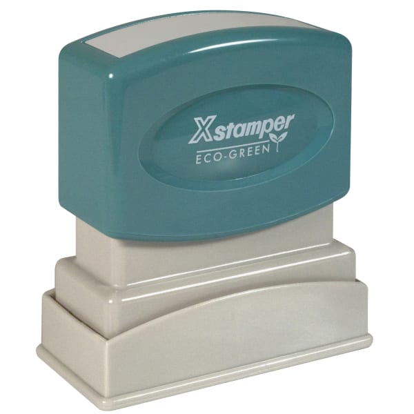 Xstamper One-Color Title Stamp, Pre-Inked, "Completed", Blue