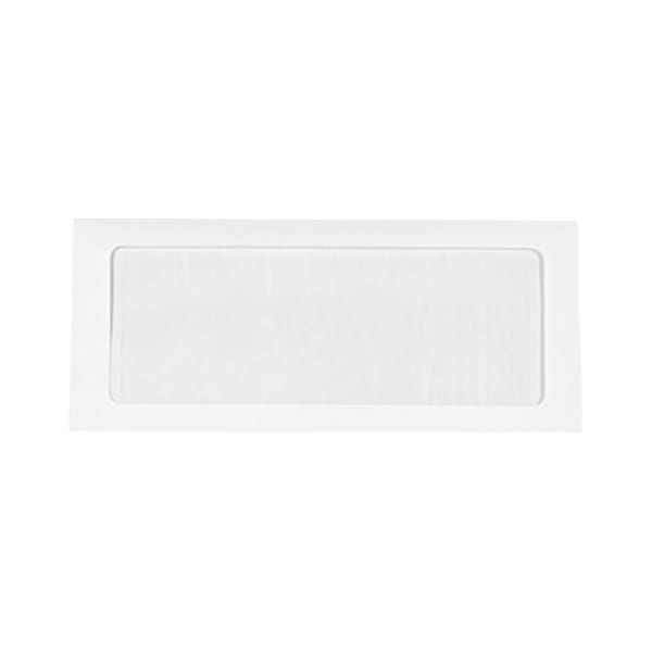 LUX #10 Envelopes, Full-Face Window, Peel & Press Closure, Bright White, Pack Of 250