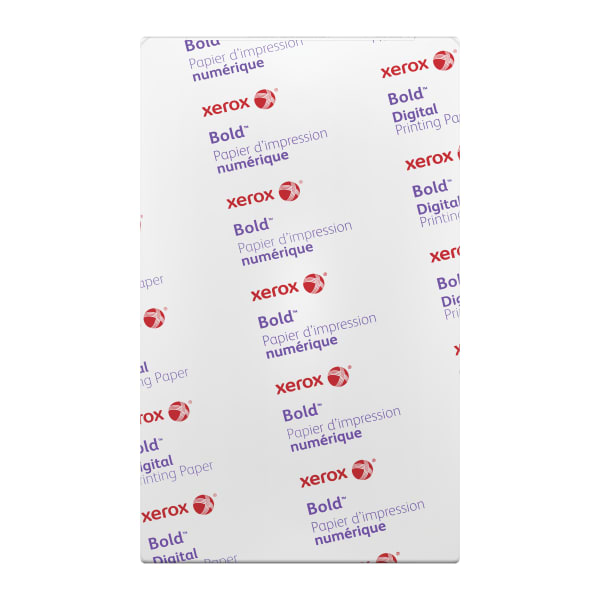 Xerox Bold Digital Printing Paper, 1 Ream, Legal Size (8 1/2in x 14in), 100 (U.S.) Brightness, 28 Lb Text (105 gsm), FSC Certified, Ream Of 500 Sheets