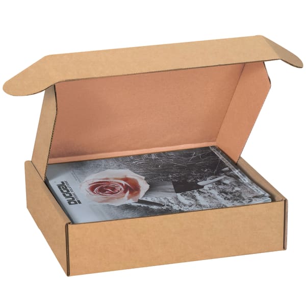 Partners Brand Deluxe Literature Mailers, 12in x 11in x 3in, Kraft, Pack Of 50