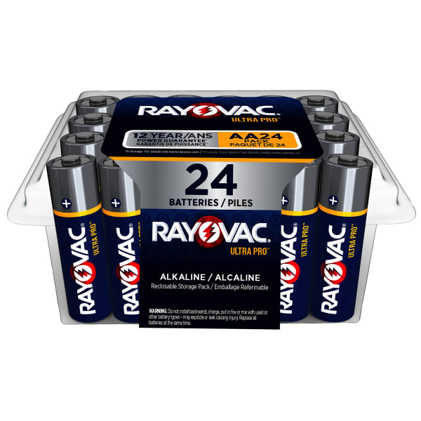 Rayovac Ultra Pro Alka AA24 Batteries - For Multipurpose - AA - 1.5 V DC - 24 / Pack