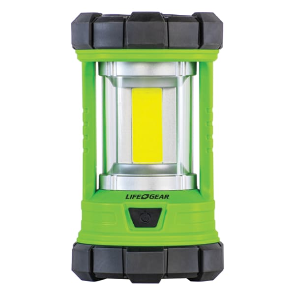 Life+Gear 36W LED USB Rechargeable Lantern And Powerbank, 7inH x 4-1/4inW x 4-1/4inD, Green