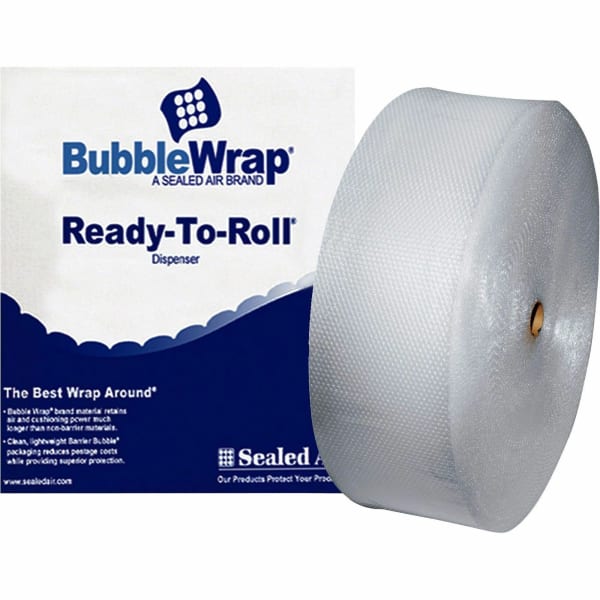 Sealed Air Bubble Wrap Multi-purpose Material - 12in Width x 250 ft Length - 0.2in Bubble Size - 1 Wrap(s) - Lightweight, Perforated - Clear - 1 Roll