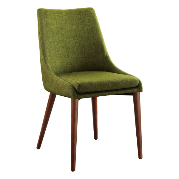 Office Star Palmer Fabric Dining Accent Chairs, Green, Pack Of 2 Chairs