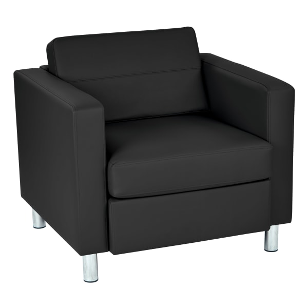 Office Star Products Pacific Armchair, Dillon Black