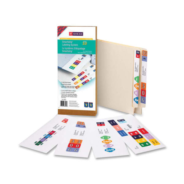 Smead Smartstrip Labeling System For Laser Printers, SMD66004, 7 1/2inW x 1 1/2inL, Rectangle