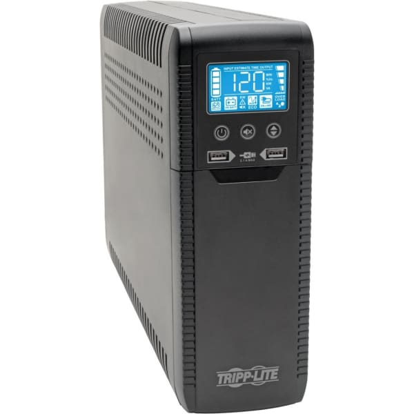 Eaton Tripp Lite Series 1300VA UPS Eco Green Battery Back Up AVR 120V USB Energy Star Line Interactive - ECO1300LCD