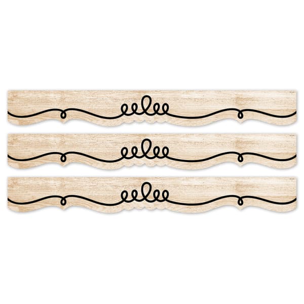 Creative Teaching Press EZ Borders, Loop-De-Doodle, 24 Borders Per Pack, Set Of 3 Packs
