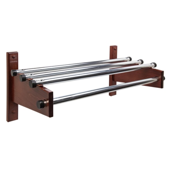 CSL TDE Series Wood Wall Rack, 60in, Mahogany