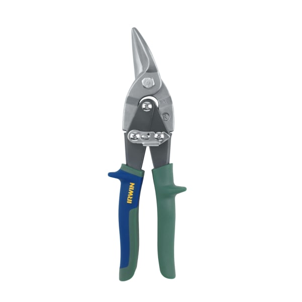IRWIN Right Cut Compound Leverage Aviation Snips, 10in Tool Length