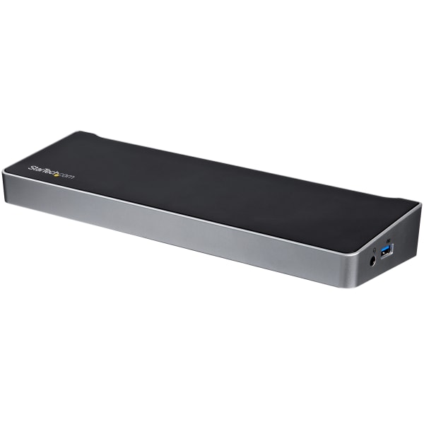 StarTech.com USB C Dock - Compatible with Windows/macOS - Supports Triple 4K Ultra HD Monitors - 60W Power Delivery - DK30CH2DPPD
