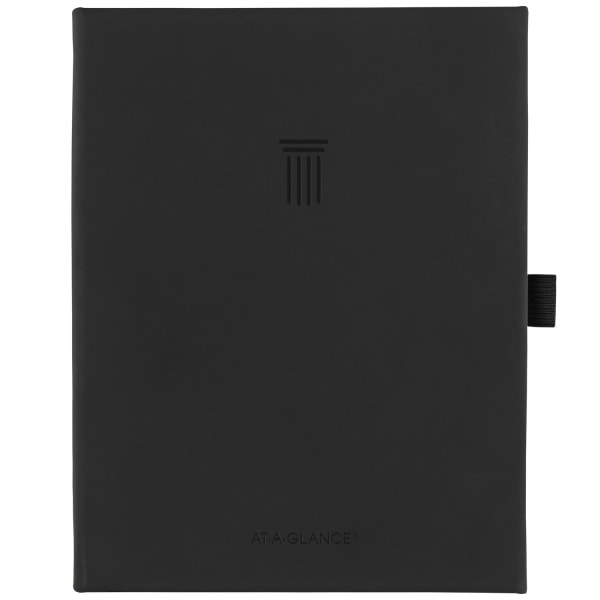AT-A-GLANCE FOUNDATION GOAL SETTING Undated Weekly Monthly Planner, Black, Small, 5 1/2in x 8 1/2in