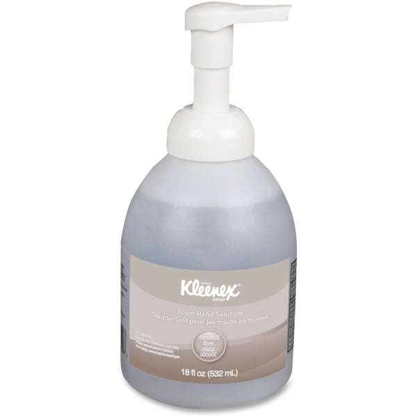 Scott Hand Sanitizer Foam - 18 fl oz - Pump Bottle Dispenser - Kill Germs - Hand - Moisturizing - Clear - Non-flammable, Dye-free, Fragrance-free - 4 / Carton