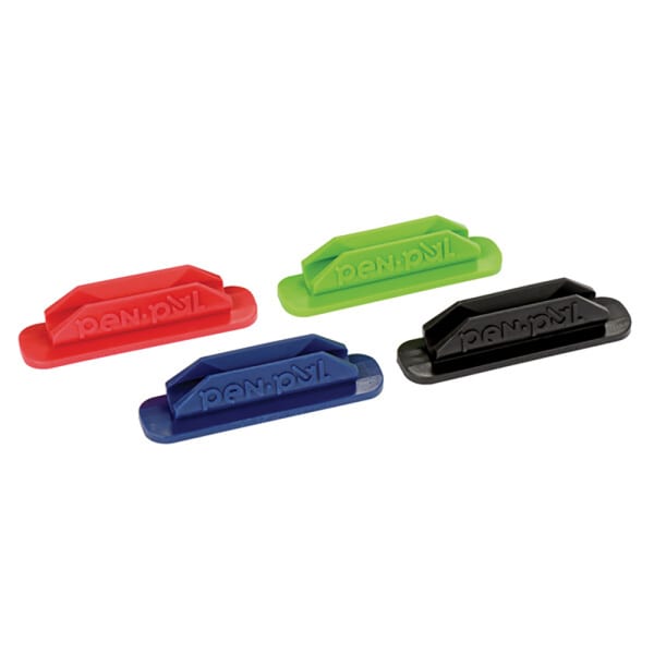 Pen Pal Pen and Pencil Holder, Writing Organizer for Home, School and Office, 4 Assorted Colors, 2-5/8in x 5/8in, 12 Pack