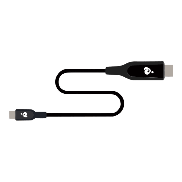 IOGEAR USB-C to 4K HDMI 6.6 Ft. (2m) Cable - 6.60 ft HDMI/USB-C A/V Cable for Monitor, Home Theater System, MacBook, Chromebook, Notebook, Ultrabook, Projector, Tablet, iPad Pro - First End: 1 x USB Type C - Male