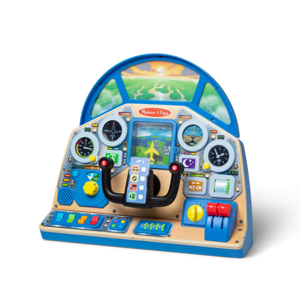 Melissa & Doug Jet Pilot Interactive Dashboard, 17-15/16in x 15-15/16in