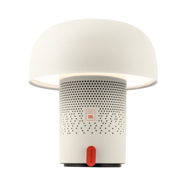 Kooduu Sensa Play Cordless Indoor/Outdoor JBL Speaker Lamp, White