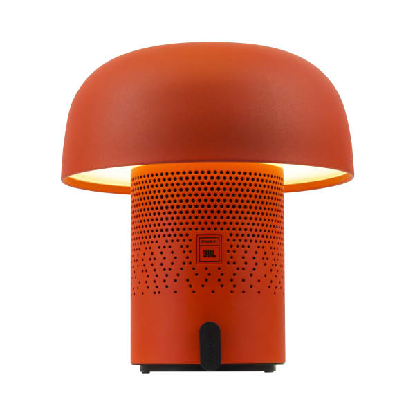 Kooduu Sensa Play Cordless Indoor/Outdoor JBL Speaker Lamp, Orange