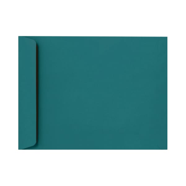 LUX Open-End 9in x 12in Envelopes, Peel & Press Closure, Teal, Pack Of 50