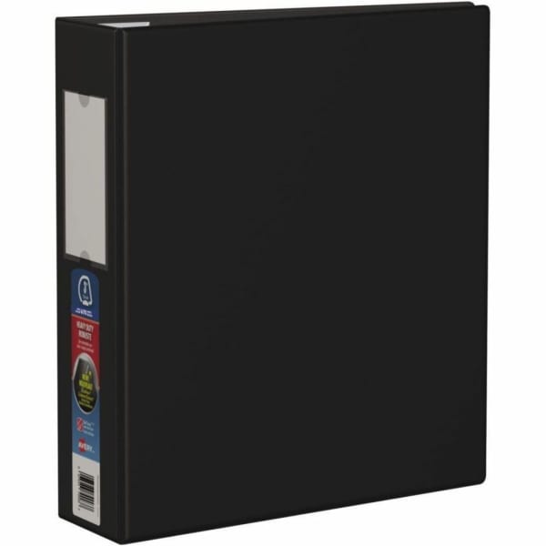 Avery One-Touch EZD Heavy-Duty 3-Ring Binder, 3in D-Rings, Black