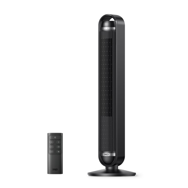 Dreo 42in Smart Tower Fan, Black, Total Qty 1