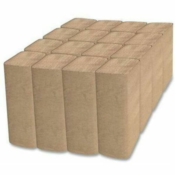 Cascades PRO Singlefold Paper Towel, 9 x 9.45 in - 1 Ply - Single Fold - 9.10in Width x 10.20in Length - Natural - Fiber - 250/Pack - 16 / Carton