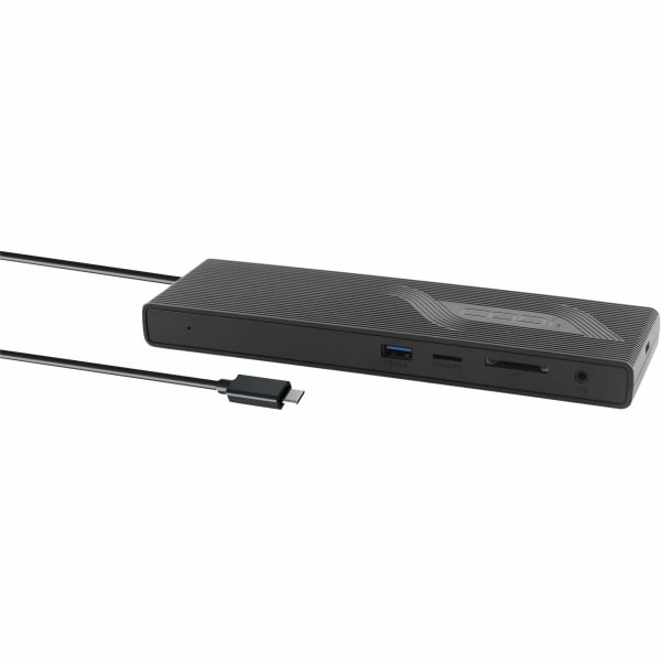 CODi Centro 1201 Multi-Display 85W MST USB-C Docking Station - for Notebook/Tablet/Smartphone/Monitor - Memory Card Reader - SD, microSD - USB Type C - 2.0 Displays Supported - 4K, Full HD - 3840 x 2160, 1920 x 1080 - 5 x USB Ports - 2 x USB 2.0