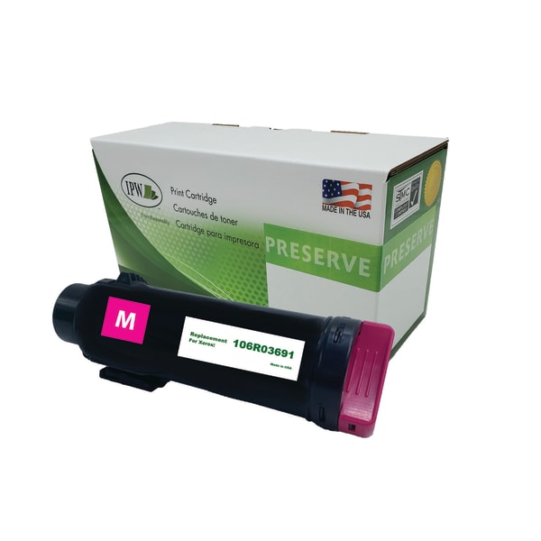 IPW Preserve Remanufactured Magenta Extra-High Yield Toner Cartridge Replacement For Xerox 106R03691, 106R03691-R-O