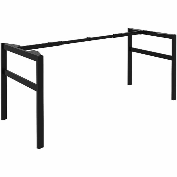 Lorell Table Base - Powder Coated H-shaped, Black Base - 28.50in Height x 71.60in Width x 29.10in Depth - Metal Base Material - 1 Each