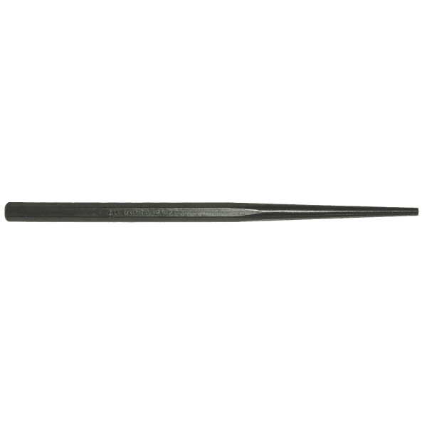 Line-Up Punch - Full Finish, 12 in, 5/16 in Tip, Alloy Steel