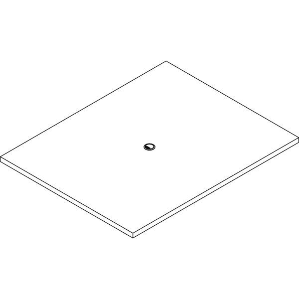 Lorell Prominence 2.0 Rectangular Conference Tabletop - Mahogany Rectangle, Laminated Top - 60in Table Top Width x 48in Table Top Depth x 1.50in Table Top Thickness - Assembly Required - Particleboard Top Material - 1 Each