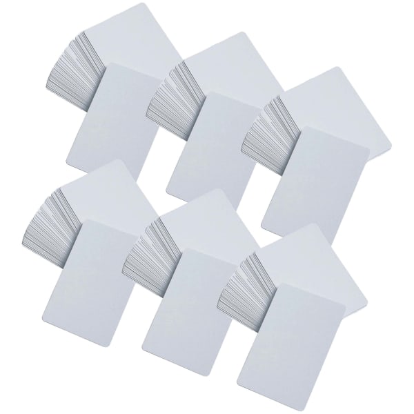 Learning Advantage Blank Playing Cards, 2-1/4in x 3-1/2in, 50 Cards Per Pack, Set Of 6 Packs