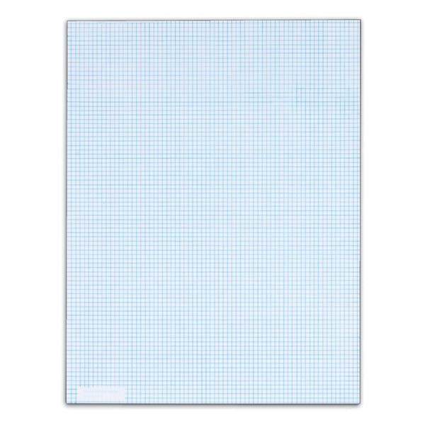 TOPS Quadrille Pads With Heavyweight Paper, 8 x 8 Squares/Inch, 50 Sheets, White