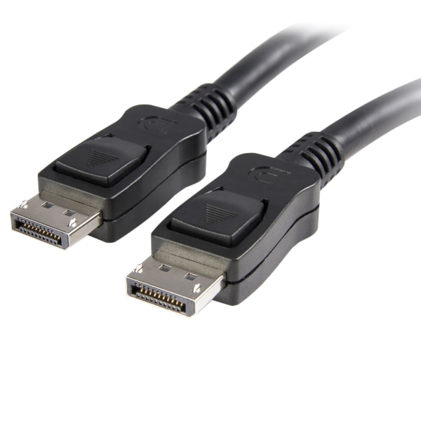 StarTech.com Certified DisplayPort 1.2 Cable With Latches, 10ft