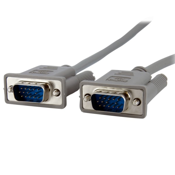 StarTech.com 6 ft VGA Monitor Cable - HD15 M/M - Display cable - HD-15 (M) - HD-15 (M) - 1.8 m - Attach a PC VGA port to a switchbox - MXT101MM