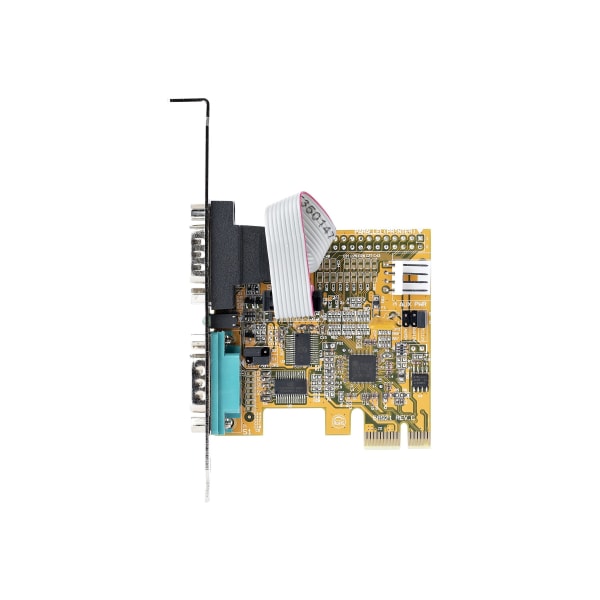 StarTech.com 2-Port PCI Express Serial Card, Dual Port PCIe to RS232 (DB9) Serial Interface Card