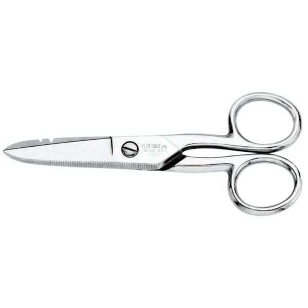 Electricians Scissors, 5 1/4 in, Silver