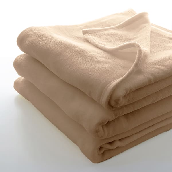 HSM Chelsea Collection Blankets, Queen, Tan, Total Qty 4