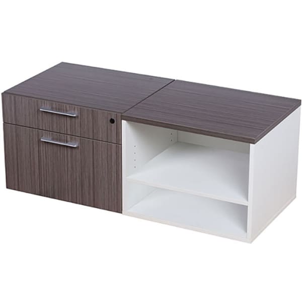 Boss Office Products Simple System 48inW Side Cabinet, Driftwood