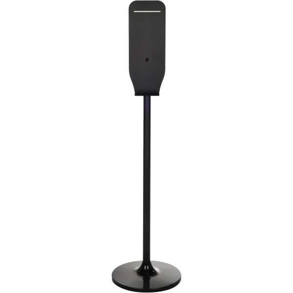 Alpine Industries Universal Soap And Sanitizer Dispenser Stand, 55-1/2inH x 14-1/2inW x 4-7/8inD, Black