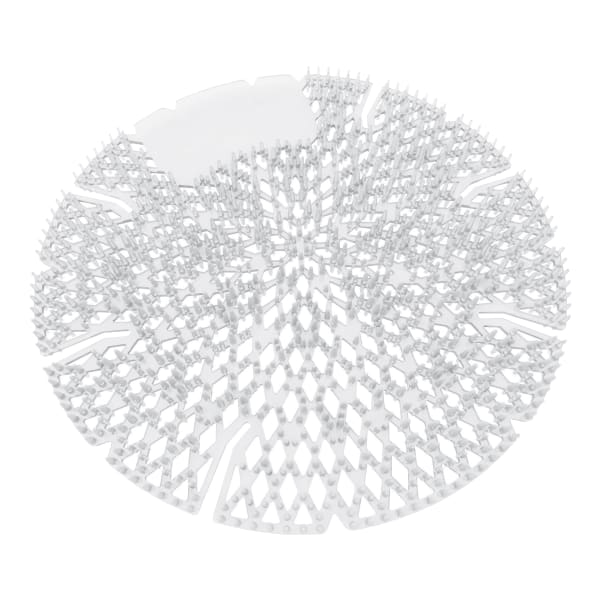 Big D The Diamond 3-D Urinal Screen, Melon Mist Scent, Clear, 10 Screens Per Pack, Carton Of 6 Packs
